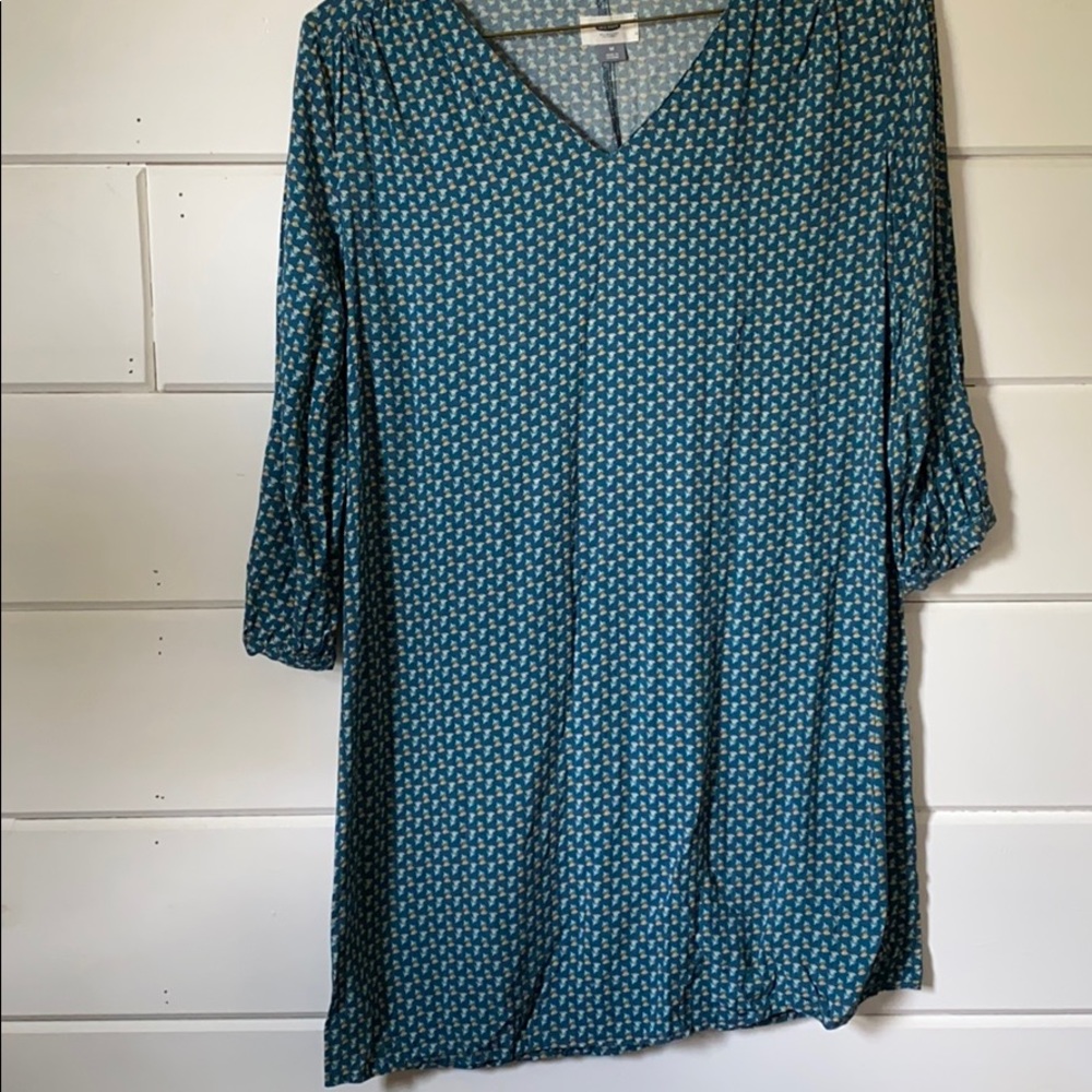 Real and Yellow Printed Old Navy Shift Dress